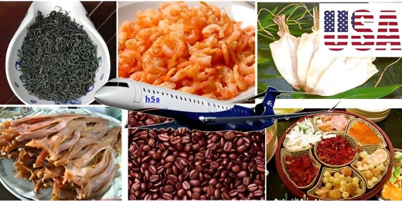 Những thực phẩm làm làm khô, rõ nguồn gốc có thể mang vào Mỹ