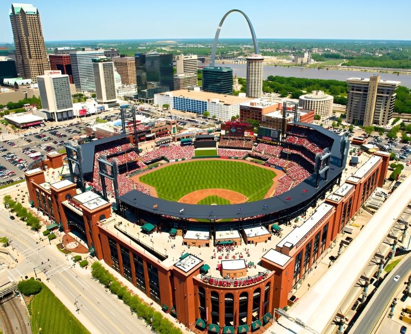 Busch Stadium Skyline - Sân vận động bật nhất của bang Ohio