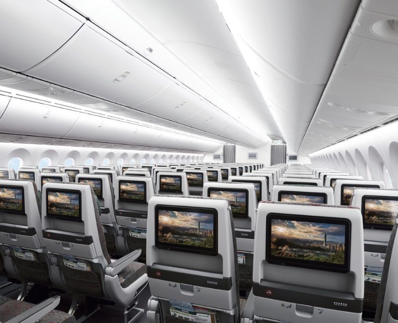 Giá vé máy bay Eva Air khoang phổ thông tiện nghi, giá rẻ