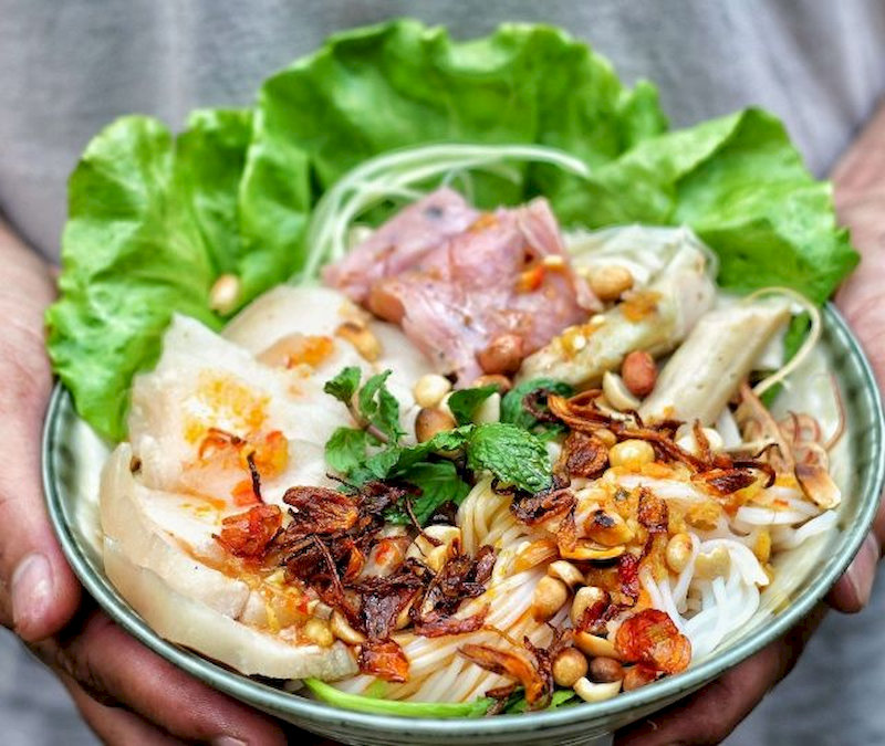 Bún mắm nêm - đặc sản Đà Nẵng