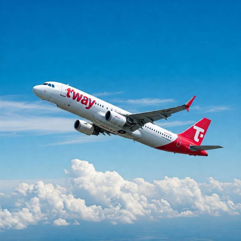 Hãng hàng không giá rẻ T’way Air cung cấp vé khứ hồi từ Hàn Quốc về Việt Nam